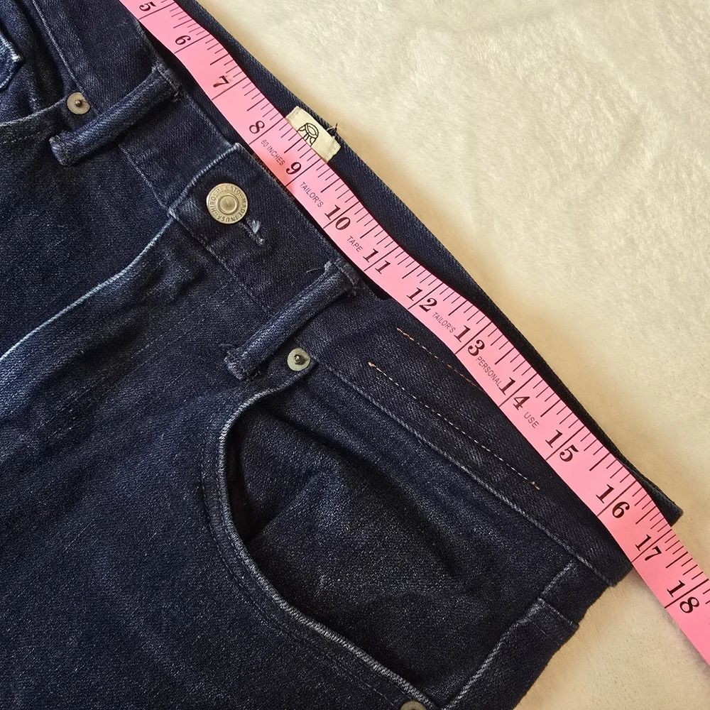 Hiroshi Kato Japanese Raw Selvedge The Scissors Slim Tapered In Blue Black 33
